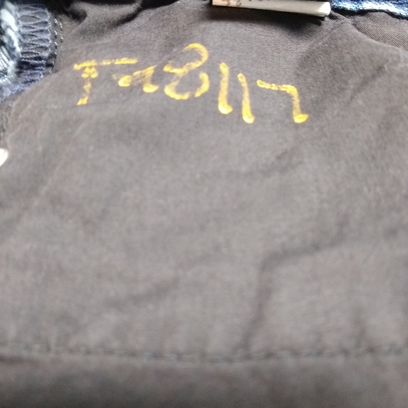 Black Orchard Juniors 27 Faded Jean Distressed unhemmed Mini Skirt New Tags FLAW - Picture 7 of 8